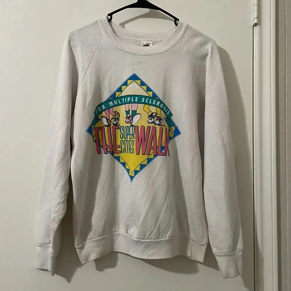 Vintage Tops - Vintage 1990s SoCal Channel Islands Graphic Crewneck Sweater Size L